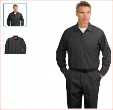Red Kap® - Long Sleeve Industrial Work Shirt