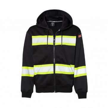 EV Series® Enhanced Visibility Full-Zip Hooded Sweatshirt 