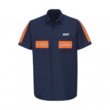 Red Kap - Enhanced Visibility Industrial Work Shirt Long Sizes 
