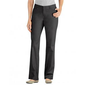 Dickies Ladies' Curvy Fit Straight Leg Flat Front Pant