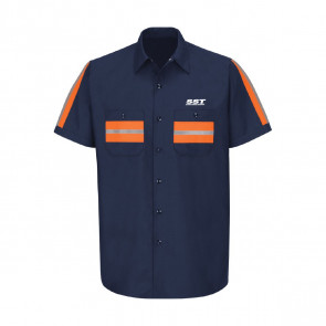 Red Kap - Enhanced Visibility Industrial Work Shirt Long Sizes 