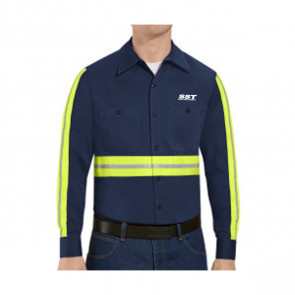 Red Kap - Enhanced Visibility Cotton Work Shirt Long Sizes